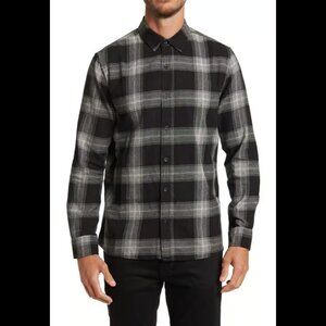 Topman Lightweight Check Button-Up Shirt - Size Small - New With Tags